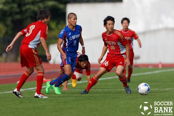 選手権山梨県大会決勝 帝京第三vs山梨学院 サッカーバンク 山梨県