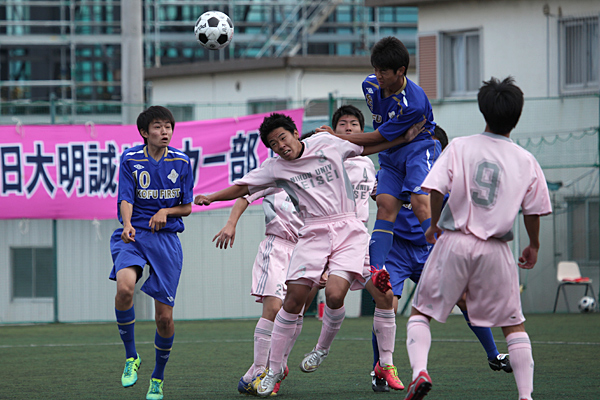 インターハイ県予選 日大明誠 対 甲府第一 ２回戦 サッカーバンク 山梨県